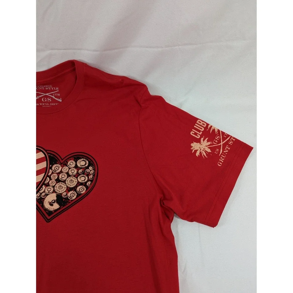 New‎ No Tags Grunt Style Mens 3XL Be Mine red T Shirt Valentines Day